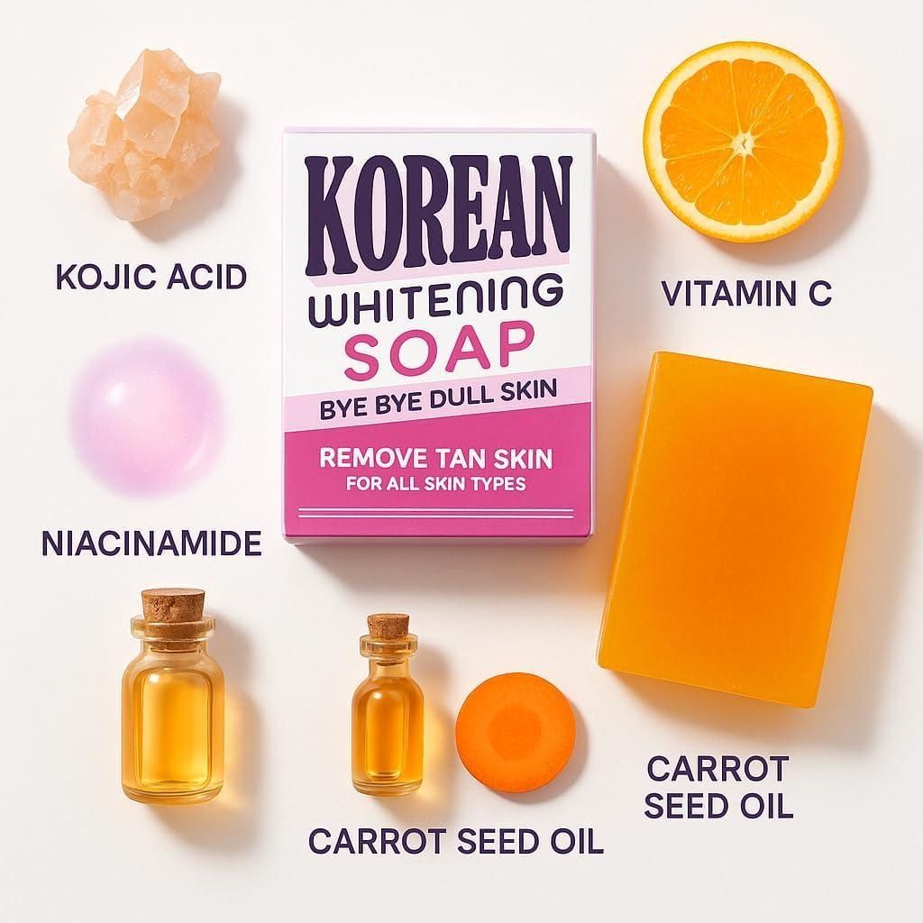 Korean Whitening Soap 100 gm Pack of 1
